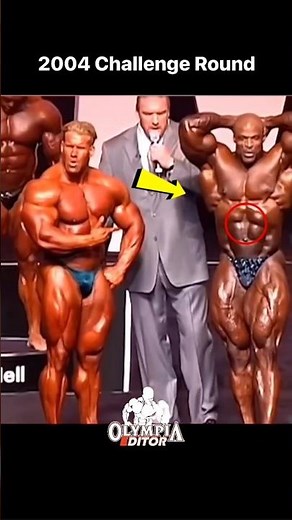 Mr Olympia 2004 Challanging Round RonnieColeman Vs JayCutler #bodybuilding #ronniecoleman #jaycutler