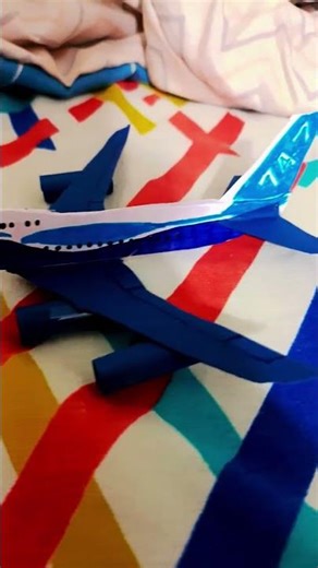 Boeing 747-8 Papermodel, Matchbox Skybusters model style