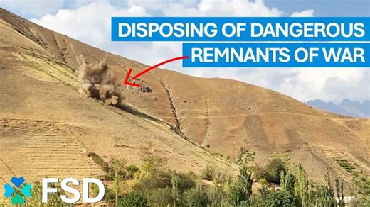 Controlled demolitions: the next step after deminers find remnants of war | FSD (Fondation suisse de déminage)