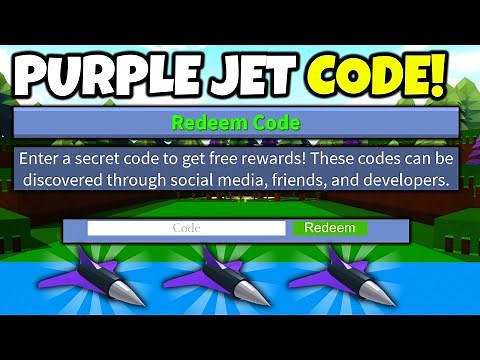 *NEW* PURPLE JET CODE!! | Build a boat for Treasure ROBLOX (APRIL FOOLS)