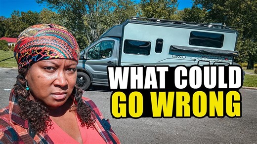 We had to leave… not knowing if our van was fixed