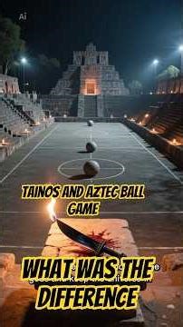 Taíno vs Aztec Ball Game: What’s the Real Difference? #aztec #taino #history #shorts #history