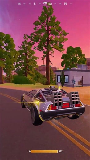 How to EASILY Maintain a speed of 88mph in a Whiplash Time Machine Fortnite