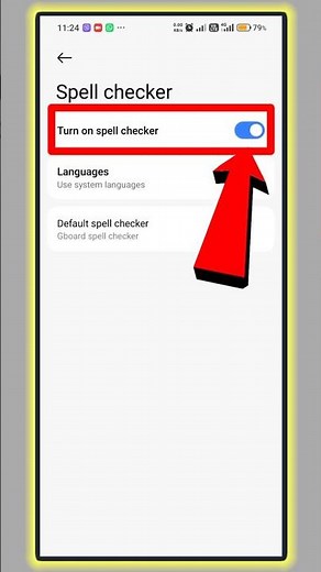 How to Turn On Spell Check on Android #shorts