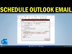How To Schedule Email In Outlook