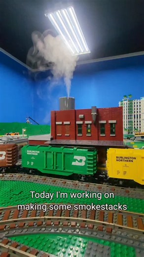 Working Lego Smoke Stacks #lego #smoke #stacks | Bevins Bricks