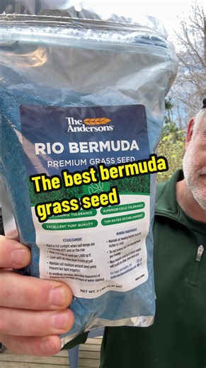 The best Bermuda grass seed is Rio Bermuda grass seed from the Andersons. #lawnanswers #lawncare #lawntok #turftok #bermudagrass