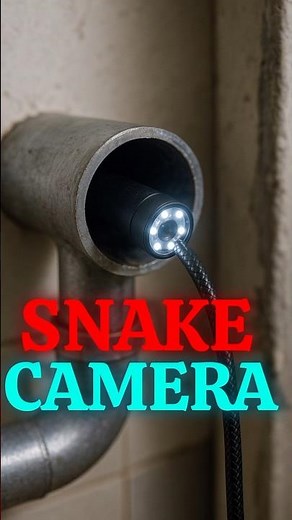 "This Camera Goes Inside Pipes & Walls!"