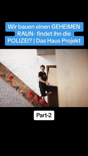Wir bauen einen GEHEIMEN RAUN- findet ihn die POLIZEI? | Das Haus Projekt #bauen #tesla #diy #heimwerken #life #reallifeguys #foryou #fyp