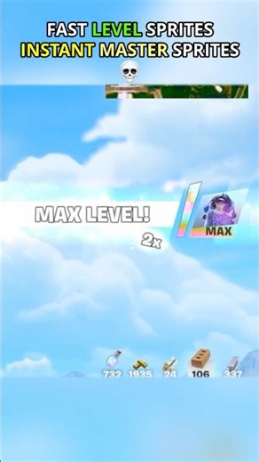 Instant Level Up Master Sprites Tech Strat 💀 #fortnite #relishh