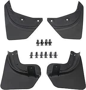 4Pcs Mud Flaps Splash Guards Compatible with 2021 2022 2023 Tesla Model Y Mudguard Mud Flaps Car Accessories, No Need to Drill Holes(2Front+2Rear)
