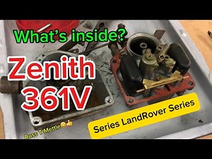 Zenith carburettor I remove refurb and replace .land Rover series 3
