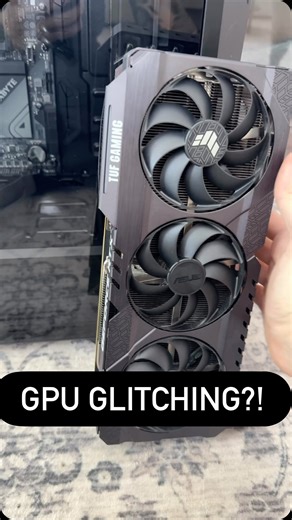 Tech In A Tux | GPU Artifacting 101 #techie #sad #pcbuilder #tip #gamer | Instagram