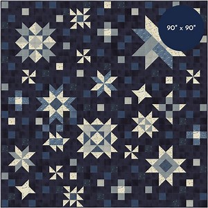 Janet Clare's Bright Above Me Limited Edition Quilt Kit 229 x 229cm