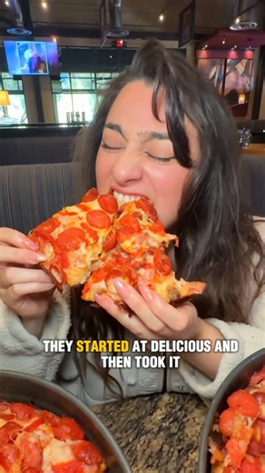 Ashley Rodriguez on Instagram: "New pizza at @bjsrestaurants = FLAVOR UPGRADE UNLOCKED 🍕 Ordered the Epic 5 Meats + Pepperoni Extreme and I’m not okay because WHY IS IT THIS GOOD?! 😭😭🔥 This is one legendary remix. Hand-pressed crust ✅ Fresh sauce ✅ Creamy whole-milk mozz ✅ Pepperoni that cups 🔥 Sausage that SLAPS 👌 10/10… would inhale again. Get to BJ’s Restaurants to try their new pizza NOW and be sure to post your first bite remix using the hashtag! #BJsPizzaFirstBiteRemix #BJsPizza #Pai