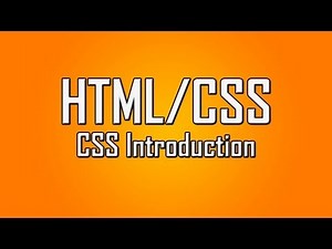 Learn HTML/CSS - #9 - Introduction To CSS [1080p]