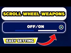 How To Use Scroll Wheel For Weapon Slots In Fortnite (Enable/Disable Scroll Wheel Weapon Slots)