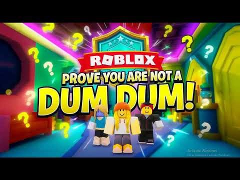 Room 67 Prove You Are Not a Dum Dum Roblox Answer