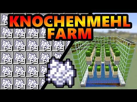 Minecraft Knochenmehl Farm: AUTOMATISIERT & EFFEKTIV - Bauanleitung für Anfänger!