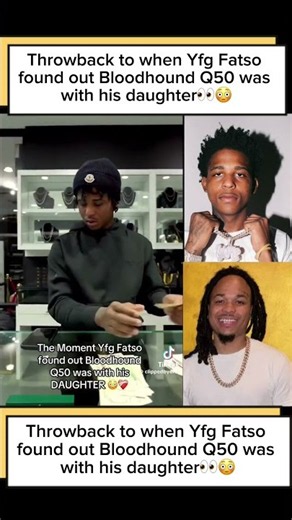 Throwback to when Yfg Fatso found out Bloodhound Q50 was with his daughter👀😳#youtubeshorts #q50