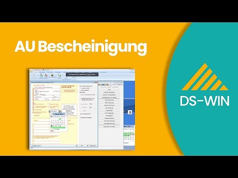 AU Bescheinigung bei Dampsoft DS-WIN