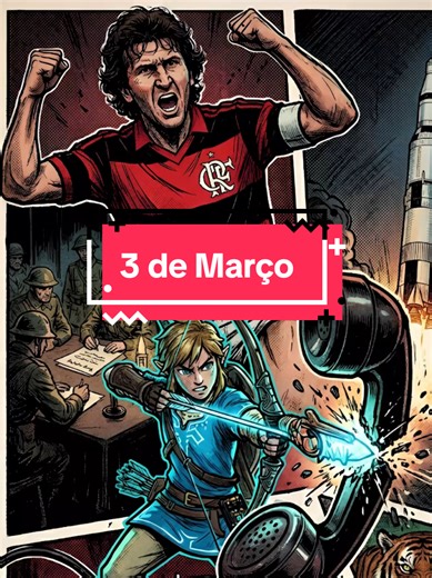 3 de Março. O dia 3 de março é um verdadeiro ponto de encontro entre a fé, a tecnologia, o futebol e a cultura pop. Em 1075, o Papa Gregório VII desafiava imperadores com o Dictatus Papae, e em 1918, a Rússia assinava o Tratado de Brest-Litovsk, saindo da Primeira Guerra Mundial. A luta por direitos também ecoa hoje, lembrando a marcha de 1913 onde milhares de mulheres exigiram o voto em Washington. Na ciência e inovação, celebramos o nascimento de Alexander Graham Bell (1847), o pai do telefone