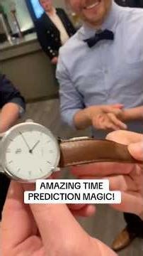 Amazing time prediction magic trick! #wedding #events #eventmagician #closeupmagic #wow #amazing