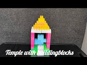 Temple with buildingblocks|Howtobuild Buildingblocks|Temple with blocks|Blockvedio|Building blocks