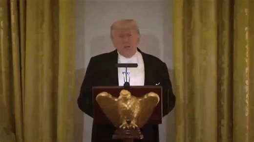 President Donald Trump: "I want to congratulate Charles on having made a fantastic speech today at Congress. He got the Democrats to stand, I've never been able to do that. I couldn't believe it!"