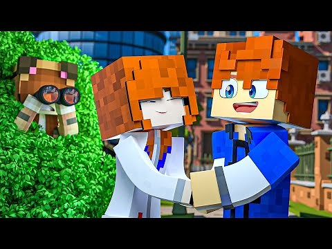 The New Girl KISSED ME !? - Minecraft Academy
