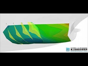 PIVとFBGセンサによる模型船まわりの流場及び船体圧力分布計測結果