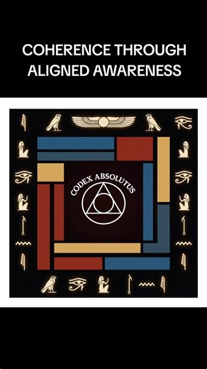 COHERENCE THROUGH ALIGNED AWARENESS This piece is not decorative art. It is a visual anchor — designed for people who understand that clarity, focus, and stability are states that can be trained. At the centre sits the Codex Absolutus sigil, held in a quiet field. That space is intentional. It represents mental and energetic resolution — the moment when attention stops scattering and begins to organise itself. Many people feel this state briefly. This image is designed to hold it. The surroundin