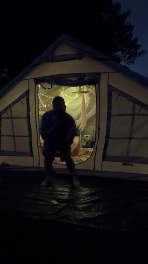 The official tour of my Princess Palace! You should be jealous of this tent. It was so comfy and the setup was awesome. I had a great three nights in this!