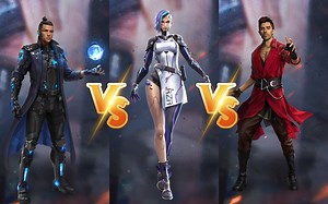 Chrono vs A124 vs K: Which Free Fire character is better for rank pushing in BR mode?