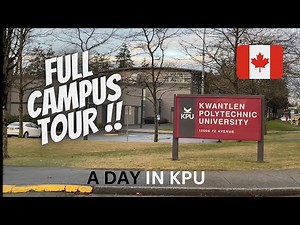 KPU (Kwantlen Polytechnic University) Surrey Campus Full Tour || INTERNATIONAL STUDENT in CANADA cA