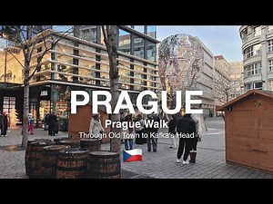 Exploring Prague’s Streets 🇨🇿 | From Spanish Synagogue to Kafka’s Head in 4K HDR ASMR