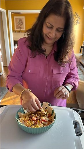 How to make Tortilla Nachos In Air Fryer 😋 #shorts #nachosrecipe #cheese #food