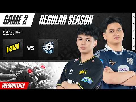 NAVI vs EVOS | Regular Season Week 3 Day 1 | Game 2 | #MPLIDS17