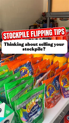 47K views · 570 reactions | STOCKPILE SELLING TIPS — This is your reminder that your stockpile can do more than just sit on a shelf — it can work for you! Whether you’re trying to declutter, make extra cash, or reinvest into new deals, start small and watch it grow ✨ #stockpilesale #couponing #couponcommunity #extremecouponing #resell #sidehustle #moneymade #savemoney #deals #couponlife #couponfinds #floridacouponer #orlandodeals #fyp #mrsdcouponqueen | mrsdcouponqueen | Facebook
