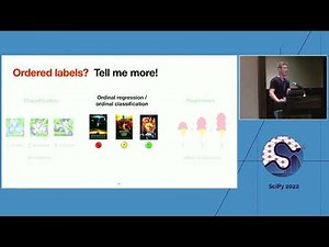 Using Deep Learning When Class Labels Have A Natural Order- Sebastian Raschka | SciPy 2022