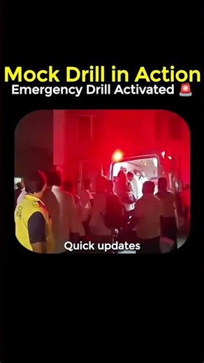 “War-Like Mock Drill in Delhi 🚨 Sirens, Blackout & Emergency Response