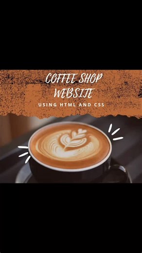 TechCareer on Instagram: "A modern and aesthetic coffee shop website built using HTML and CSS ☕✨ Perfect project for beginners to practice frontend design. #coffeeshop #webdevelopment #htmlcss #trending #viralreels"