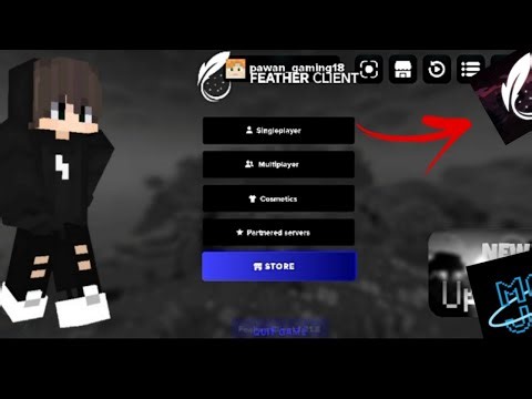 🚀 Feather Client in Minecraft 1.21.8 (J Feather Client on the latest Minecraft 1.21.8 Java version