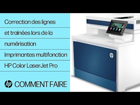 Résoudre les lignes et traînées sur les numérisations | Imprimantes multifonction HP Color LJ Pro