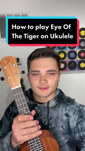 Learn How to Play Eye of The Tiger on Ukulele - Easy Tutorial for Beginners