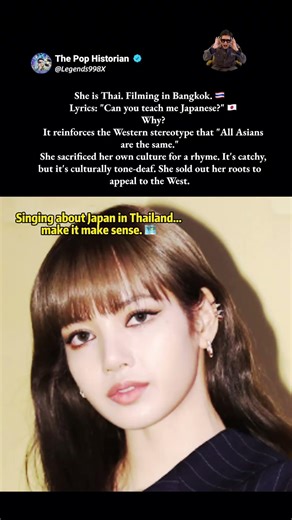 The one lyric that made Asians angry. #Lisa #Lyrics #Culture #Asia #Controversy