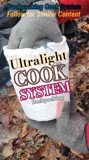 Ultralight Backpacking Cook System