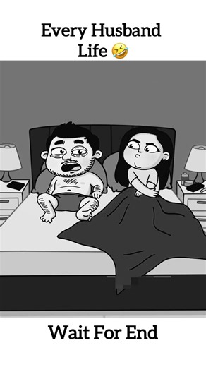 part1 😂👫 Married life be like… total chaos but full of love! #animation #husbandlife #funny
