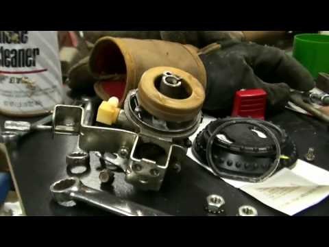 Tecumseh Snow King Carburetor Repair Video on Troy-Bilt Snow Blower part #2