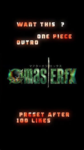 ONE PIECE|outro|(+preset)|alight motion#shorts